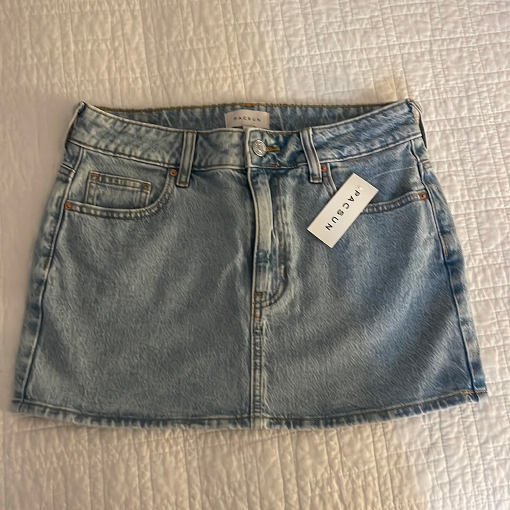 PacSun denim skirt